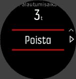 3.25.1. Tavoitteiden käyttäminen harjoittelussa Suunto Spartan Trainer Wrist HR -kellolla on mahdollista asettaa eri tavoitteita harjoittelun aikana.