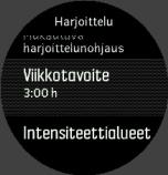 2. Valitse uusi tavoitemäärä painamalla oikeaa ylä- tai alapainiketta. 3.