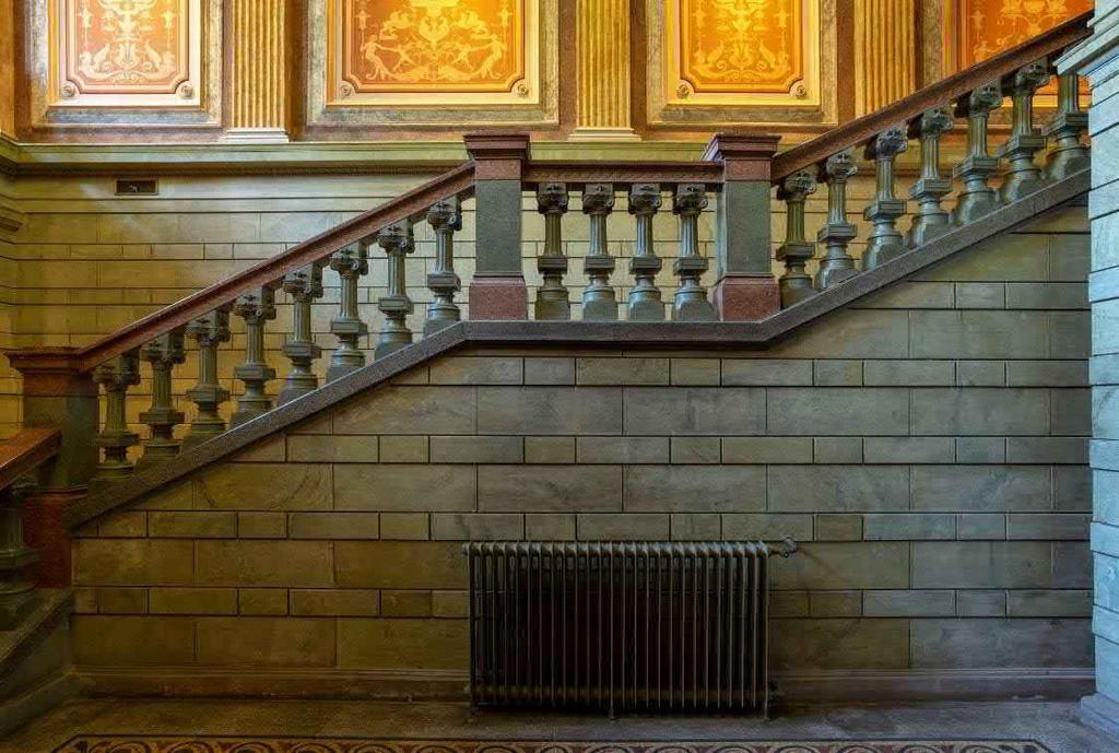 45 SEINÄ 26 KANSALLISARKISTON VESTIBYYLI SEINÄPINTOJEN,