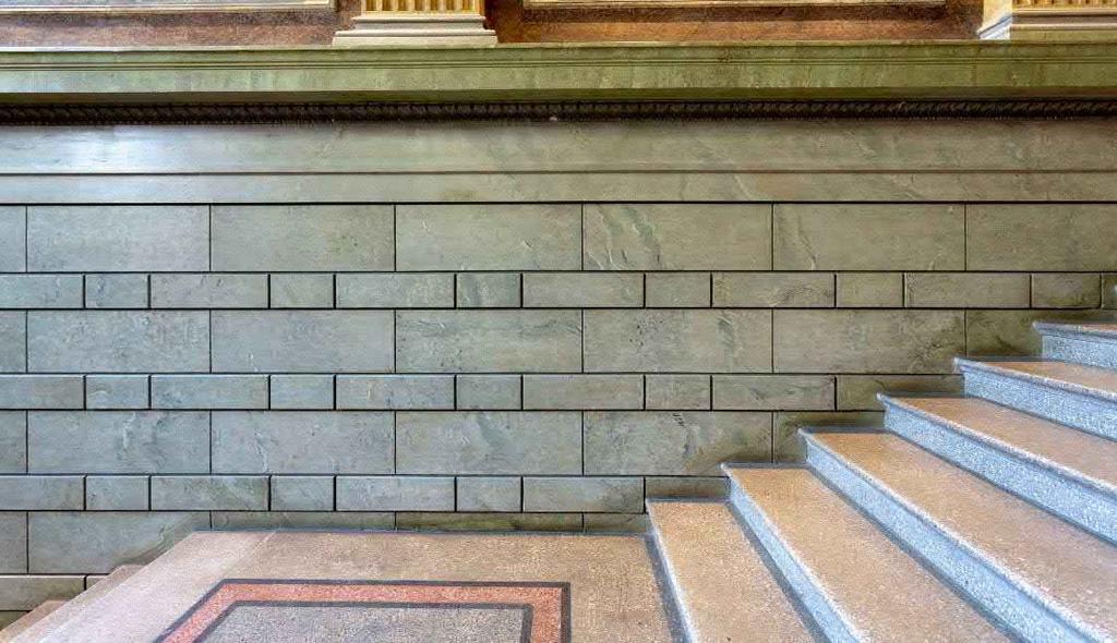 53 SEINÄ 83 KANSALLISARKISTON VESTIBYYLI SEINÄPINTOJEN,
