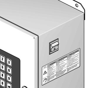 System Operation (järjestelmän käyttö) Pysäytys Poiskytkeminen yön ajaksi 1. Jätä laitteen virta päälle. 2. Vaihda laitteeseen sekoitusohje 0 puhdistaaksesi mittarit ja pistoolin liuotusaineella.