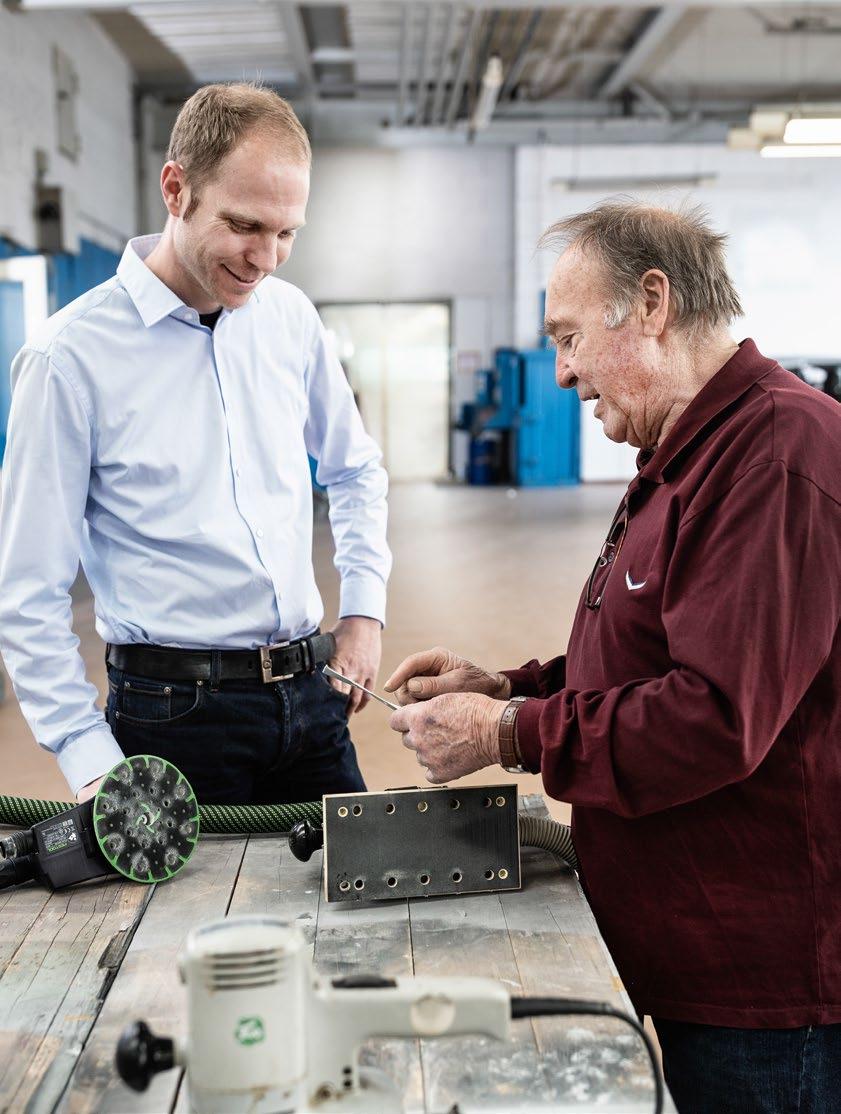 Katse sisätiloihin Pölynpoiston pioneereja Esslingen Saksa Katse sisätiloihin Pölynpoiston pioneereja PÖLYNPOISTON 42 43 PIONEEREJA Festool kehitti ensimmäisen pölynpoistoliitännällä varustetun