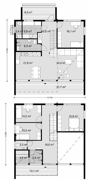 TUUMA 180 1A Kerrosala 178,0 m² Huoneistoala