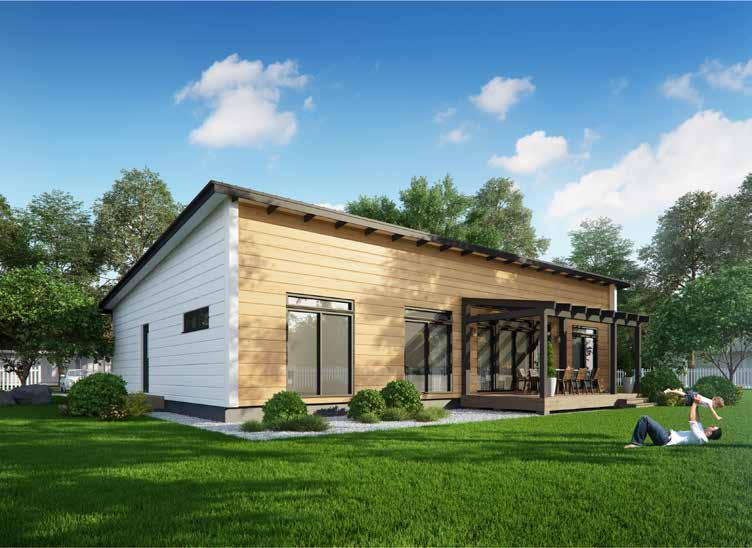 PINO Pino ERILAISIA POHJARATKAISUJA 83 m 2 180 m 2 1 2 Pino Yksikerroksisessa mallissa oleskelutilat ovat rakennuksen keskellä yhtenäisenä, avarana tilana.