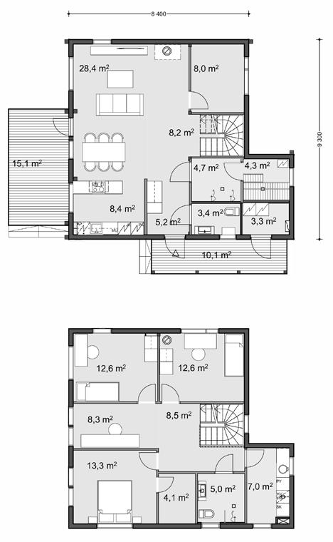 PINO 170 1A Kerrosala 168,5 m² Huoneistoala 152,5 m² DOC ID 20685 PINO 180 1A Kerrosala 180,0 m²