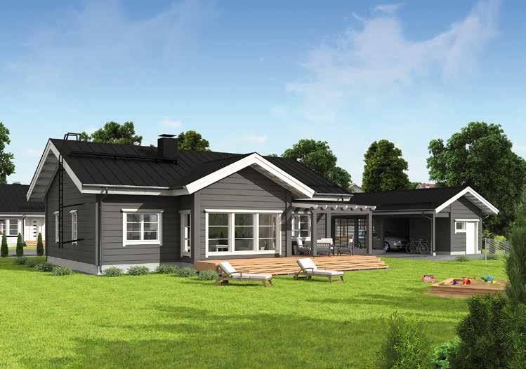 LEIVO Leivo ERILAISIA POHJARATKAISUJA 120 m 2 1 Leivo Leivossa on perinteisen omakotitalon tunnelmaa.
