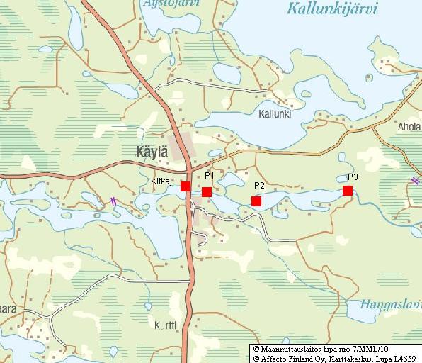 6.2 LUKE:n Kuusamon kalanviljelylaitoksen vesistötarkkailu 32 6.2.1 Purkuvesistö Kuusamon kalanviljelylaitos sijaitsee Käylän kylässä Kitkajoen yläosan alueella (nro 73.022).