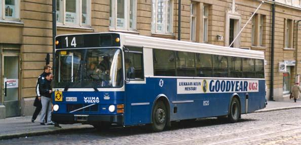 Taulukon on koonnut Kimmo Nylander, avustajinaan Pertti Leinomäki ja Juhana Nordlund Siniset bussit vuodesta 1936, osa 27 Raition edellisissä numeroissa on alettu julkaista kalustoluetteloa kaikista