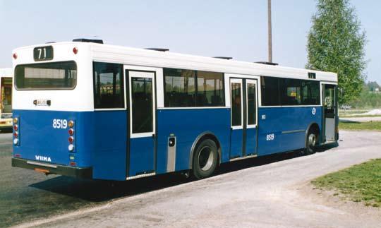 HKL 8519, Volvo B10M-60 / Wiima vm. 1985, Pihlajamäessä 29.5.1985. Kuva Pertti Leinomäki.