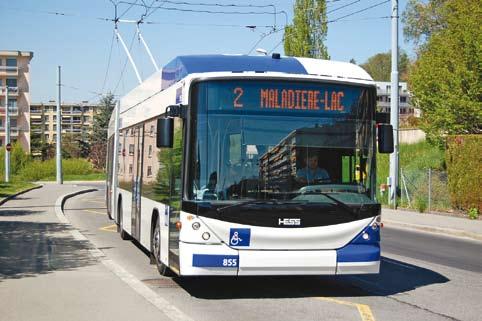 Hess Swisstrolley 3:n menestystarina ulottuu Lausanneenkin. Talvella 2009-2010 kaupunkiin on toimitettu 35 niveltrollikkaa käsittävä sarja TL 831-865.