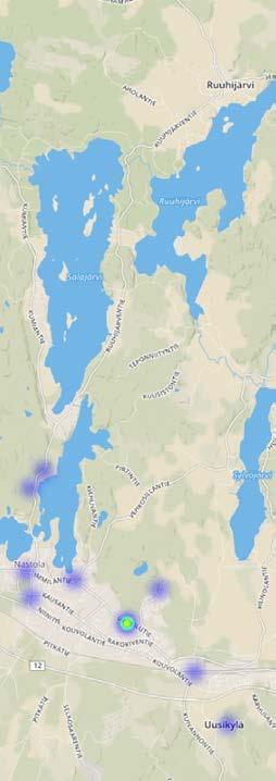 matkakeskuksen, torin, Päijät-Hämeen keskussairaalan, Lahden pääkirjaston, Lahden kaupunginsairaalan ja