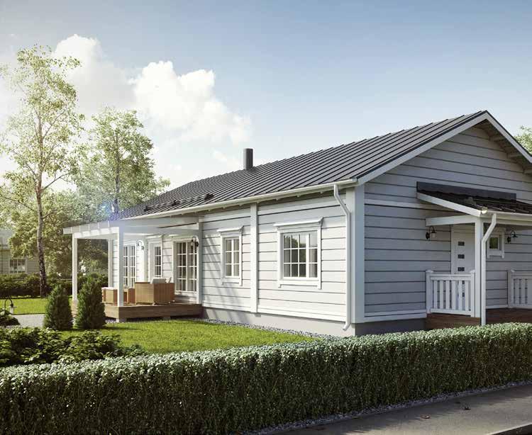 LEHMUSKUJA Ulkoarkkitehtuurin klassisuus ja ajattomuus toistuu kauniisti