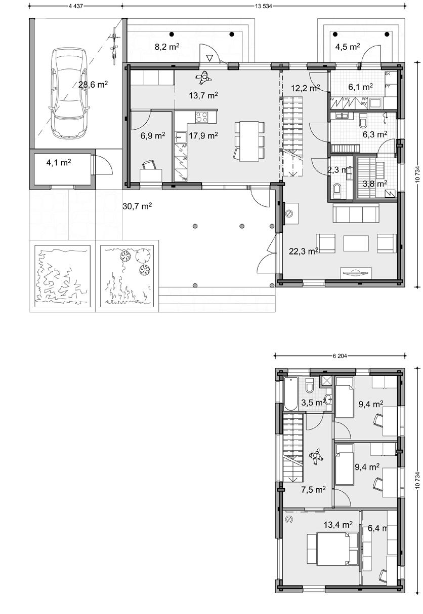SOUL 180 2A Kerrosala 174,0 m² Huoneistoala