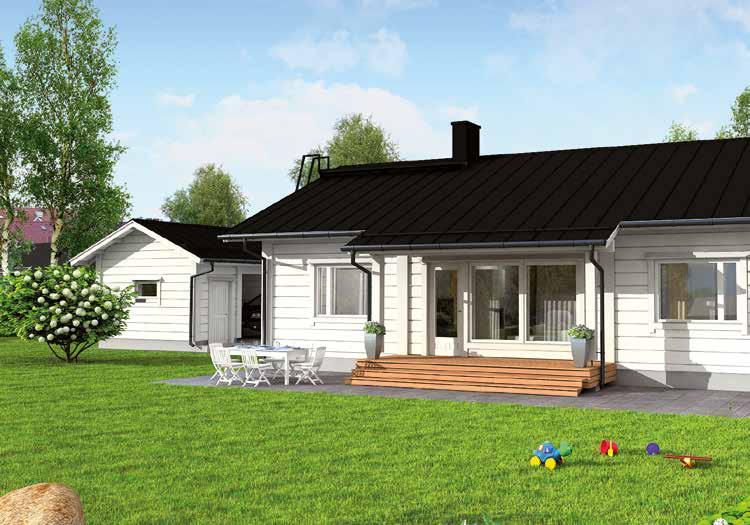 HARJU Harju ERILAISIA POHJARATKAISUJA 106,5 m 2 145 m 2 1 1,5 Harju Harju on perinteisen kaunis hirsitalo.