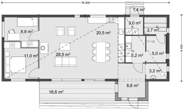 MARKKI 110 1A Kerrosala 100,5 m²