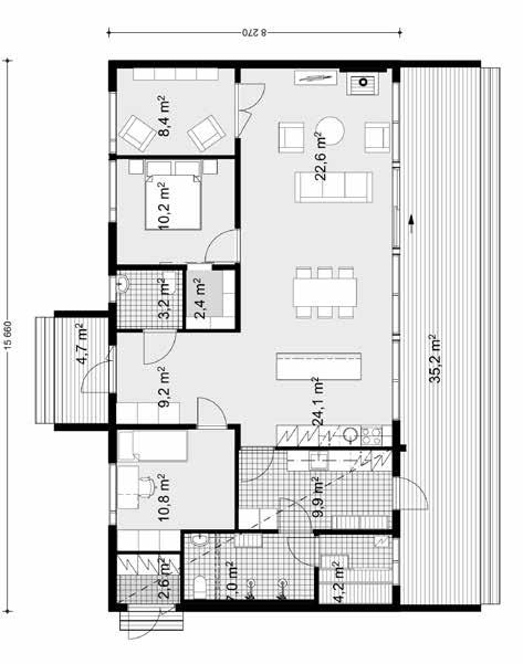 8 850 3,6 m 2 4 500 26,4 m 2 6,1 m 2 12,9 m 2 TUUMA 40 1A