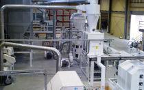 Tuotantolinja sisältää kaikki selluvillan tuotannossa tarvittavat koneet ja toiminnot, kuten roskanerottimet ja