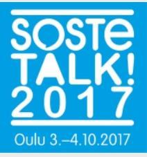 OSALLISTUMINEN TAPAHTUMIIN SosteTalk 2017 Sari Aalto-Matturin puheenvuoro: Mikä