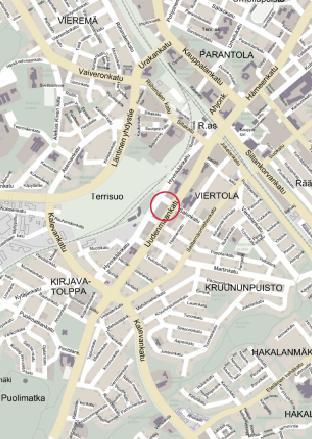 Asemaaavamuutos, aava nro 06:6 Kaava-alueen määrittely: Asemaaavan muutosella muodostuu Hyvinään 6. auunginosan orttelin 516 tontti 12 ja atualuetta. Asemaaavan muutos osee Hyvinään 6.