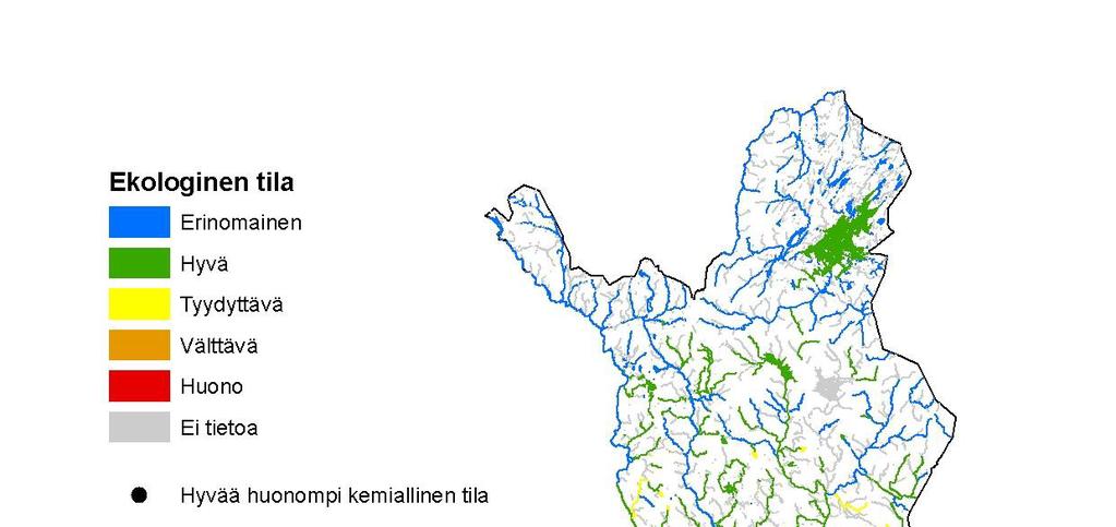 Pintavesien ekologinen ja kemiallinen tila