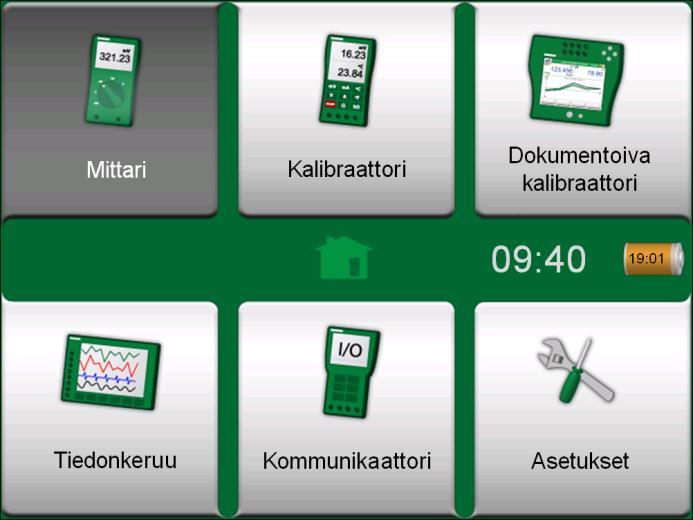 30 MC6 käyttöohje Osa 3, Mittari MITTARISTA Mittarilla voi nopeasti tarkistaa laitteita, joiden tuottama signaali on mitattavissa MC6:lla.