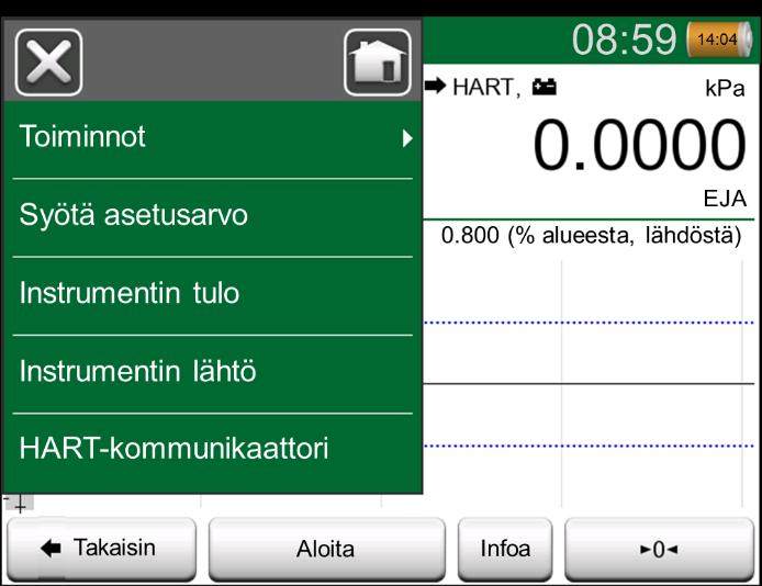 Kenttäväylä- ja HART-instrumentin lisääminen MC6:n instrumenttitietokantaan Lisätessäsi kenttäväylä- ja HART-instrumentin digitaalilähdön MC6:n instrumenttitietokantaan, valitse HART, FOUNDATION