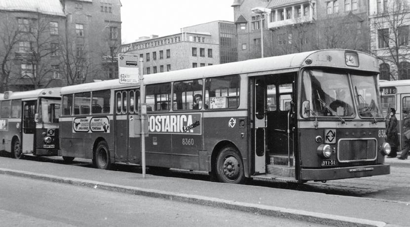 Taulukon on koonnut Kimmo Nylander, avustajinaan Pertti Leinomäki ja Juhana Nordlund Siniset bussit vuodesta 1936, osa 24 Raition edellisissä numeroissa on alettu julkaista kalustoluetteloa kaikista