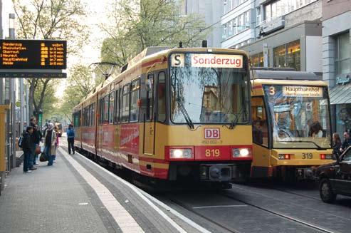 Saksassahan on nimiensä puolesta kaksi samalta kuulostavaa paikallisraideliikennestandardia, Stadtbahn (esimetro / pikaraitiotie) ja S-Bahn (Stadtschnellbahn eli kaupunkipikarata = rautateiden