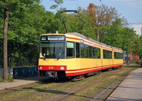 Joillakin paikkakunnilla 1000 mm:n raitiotie tosin käyttää Stadtbahnin kanssa yhteisiä tunneleita, jopa ajouria (ja samalla toista kiskoa).