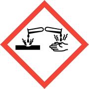 Sivu 2/14 Varoitusmerkinnät asetuksen (EY) 1272/2008 (CLP) sekä myöhempien muutosten ja tarkistusten mukaisesti. Varoitusmerkit: Huomiosanat: Vaara Vaaralausekkeet: H290 H314 Voi syövyttää metalleja.