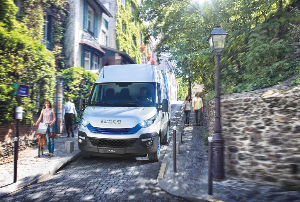 DAILY ELECTRIC ENSIMMÄINEN TÄYSIN PÄÄSTÖTÖN KEVYT HYÖTYAJONEUVO KOHTI TÄYSIN UUDENLAISTA KÄYTTÖKOKEMUSTA IVECO Daily Electricissä käytettävä TomTom Bridge on syntynyt tuloksena TomTom yhtiön ja