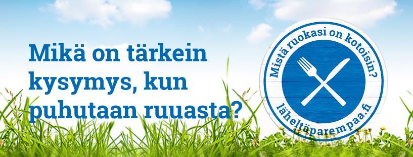 Ruuan arvostuskampanja by MMM http://mmm.fi/laheltaparempaa arvostuskampanja pyrkii lisäämään suomalaisten tietoisuutta ruuan alkuperän merkityksestä ja kertoo, kuinka ruoka tuotetaan meillä Suomessa.