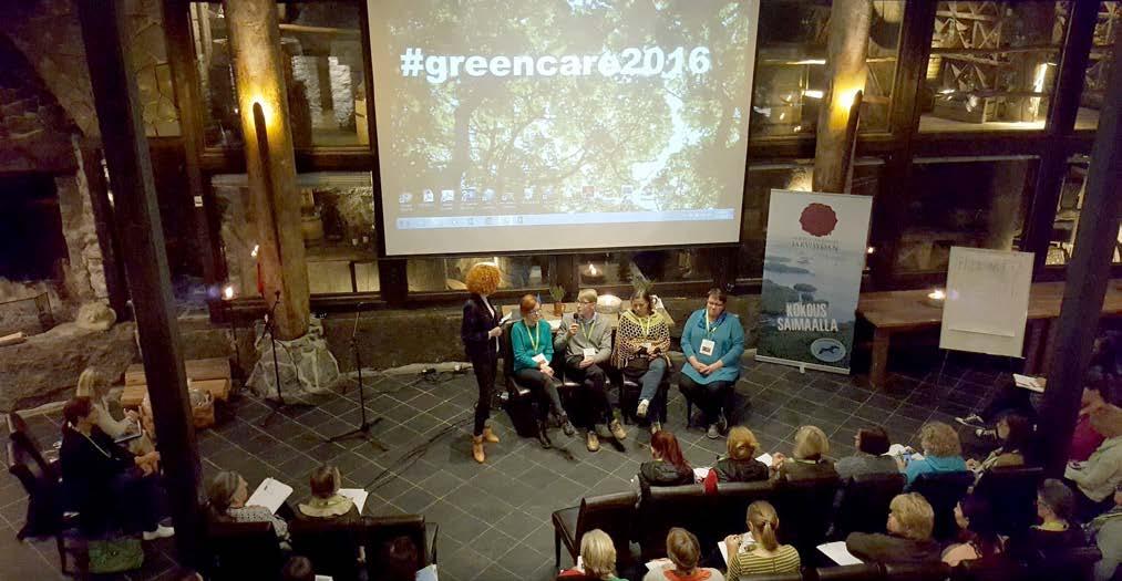 4. Hoivamaatilatoiminta vaihtoehtona: Green Care päivät 2016 Rantasalmella Hoivamaatilatoiminnalla tarkoitetaan liiketoimintaa, jossa maatilaa ja maaseutuympäristöä hyödynnetään tietoisesti,