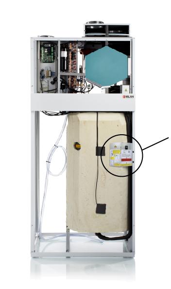 Compact P / Compact P Polar (Soumalainen) BY NILAN Hätä toiminta Käyttöveden pakkolämmitys Jos Compact P laitteen ohjauksessa tai komponenteissa tapahtuu vikaantuminen ja laite