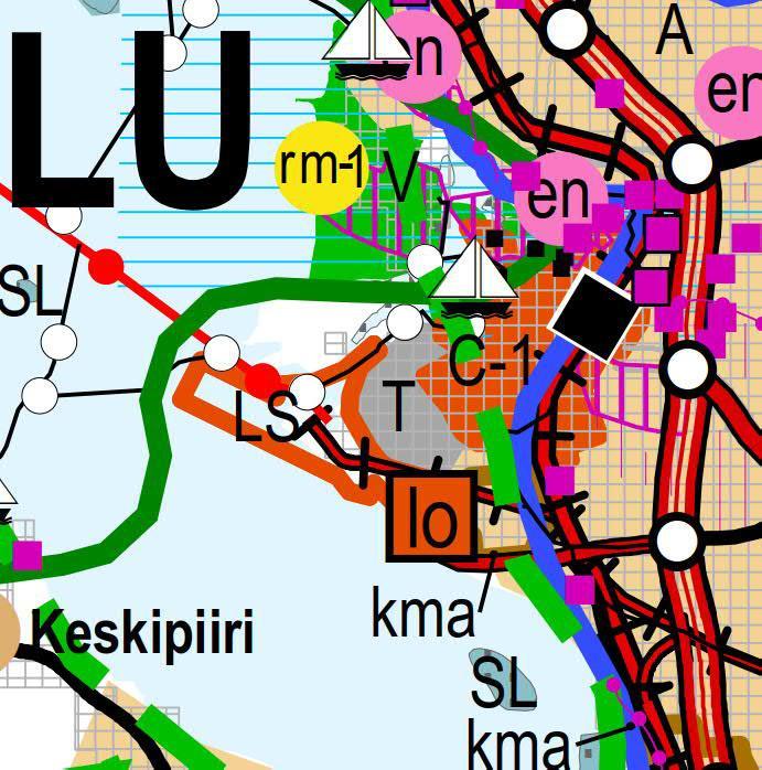 2018). Yhdistelmäkartassa on osoitettu lainvoimaiset maakuntakaavat eli Pohjois-Pohjanmaan maakuntakaava (2006), Pohjois-Pohjanmaan 1.