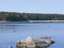 Avatun väylän jälkeen siitä irtosi iso lautta, joka lähti lillumaan pohjoista kohden.