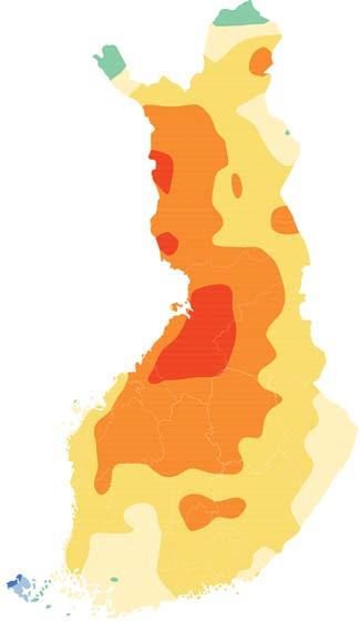 Marraskuun 2 lämpötila- ja sadekartat 4...6 2...4...2-2... -4...-2 alle -4 yli, 4,..., 4,...4,,...4,,..., 2,.