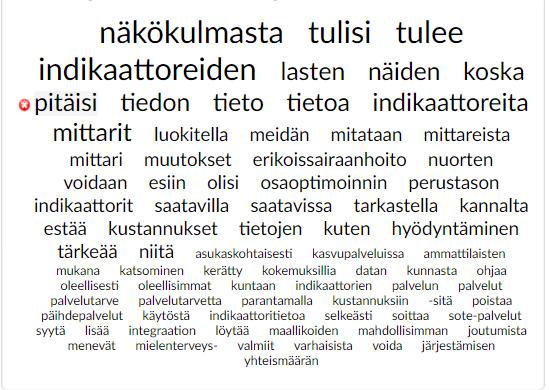 Mitä uusien indikaattoreiden valinnassa pitäisi tehdä,jotta kokonaisuus olisi