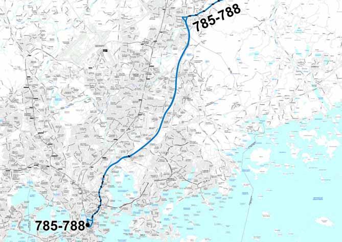 Liite 1-20 Linjat 785 788 Rautatientori Lahdenväylä Honkanummi Lahdenväylä Jokivarsi Nikkilä Linja 785 788 Ruuhka Päivä/ilta La, päivä Su, päivä Vuoroväli, min 20 60 120 - - Linjan kuvaus Linjat 785