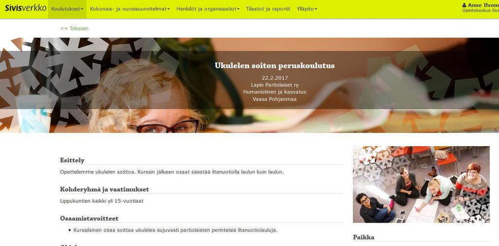 Markkinointiteksti: Kirjoita koulutuksestasi osallistujia houkutteleva markkinointiteksti. Jos tähän kohtaan ei ole kirjoitettu mitään, Esittely-kohdan teksti näkyy koulutuskalenterissa.