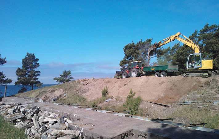 Linnakesaarien maaperät kunnostettu siviilikäyttöön Kuva: Tero Fingerroos/Ramboll Finland Oy Suomenlahdella kolme merivoimien linnakesaarta siirtyy siviilikäyttöön ja alueiden maaperät on puhdistettu