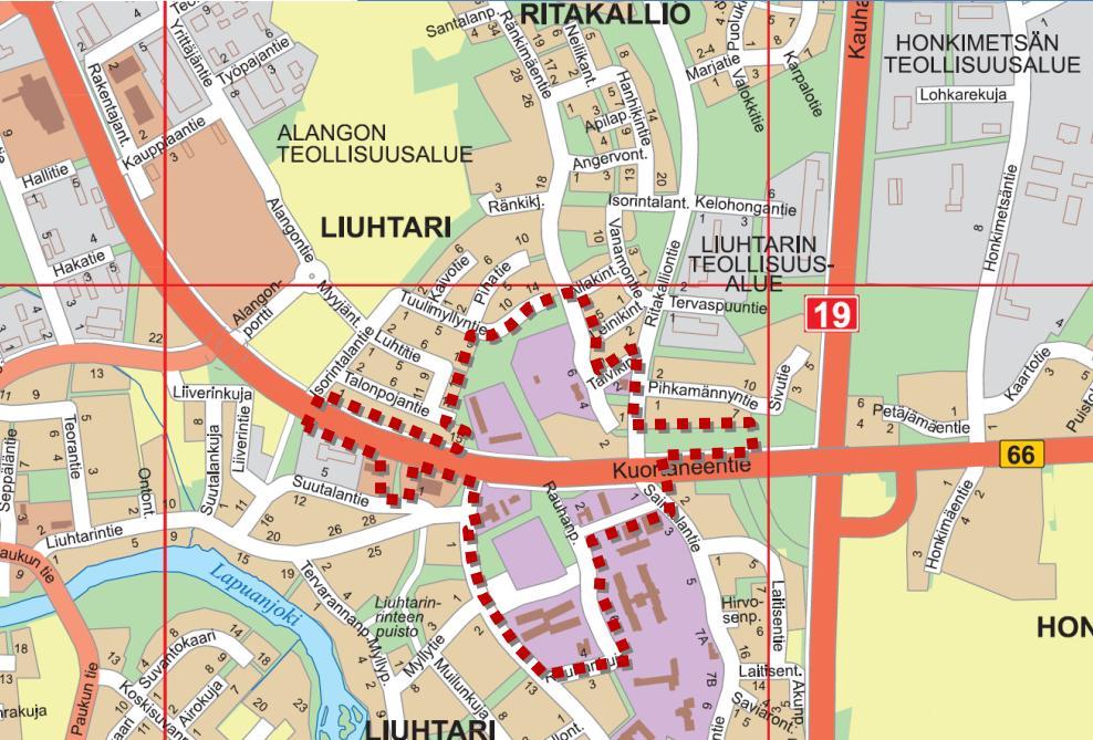 1 1. JOHDANTO Suunnittelualue sijaitsee Lapuan kaupungin Ritamäen kaupunginosassa n.2 km Lapuan liikekeskustasta koilliseen.