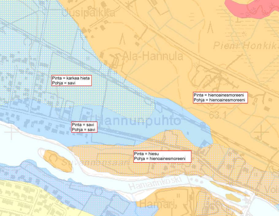 3 2.2 Maaperätiedot Kaava-alueen maaperä koostuu GTK:n maaperäkartan perusteella savesta, hienosta hiedasta, hiesusta ja hienoainesmoreenista. Alueen maaperäkartta on esitetty kuvassa 2.4.