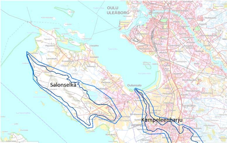 Mt 8155, Poikkimaantien parantaminen välillä Oulun Satama vt22 20 1.5.5 Vesistöt ja pohjavesi Pohjavesi Pohjavedenpintaa on mitattu suunnittelualueelle asennetuista pohjavesiputkista.