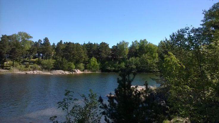 0 Näkymä Aarnkarista mantereelle.