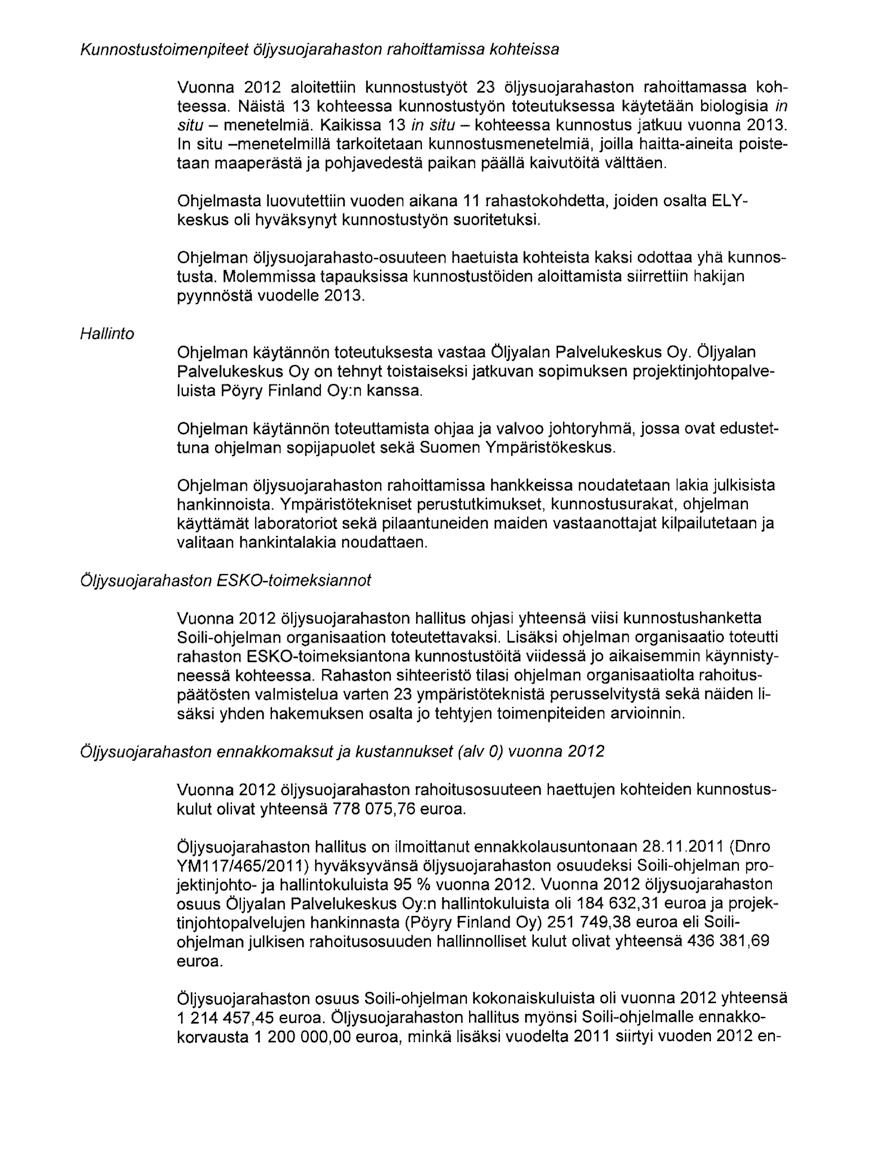 20 Öljysuojarahaston
