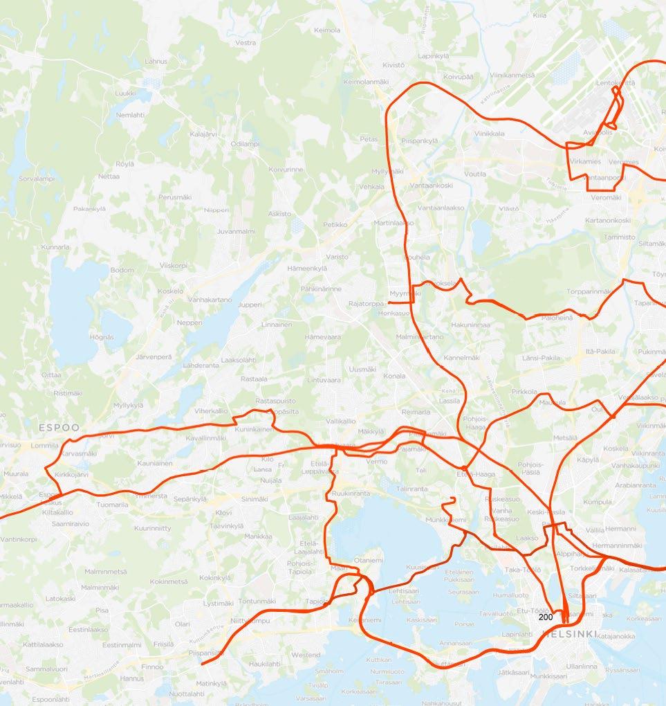 Luonnoksen tavoitteet Kalajärvi Aviapolis Parantaa linjojen vuorovälejä Kehittää