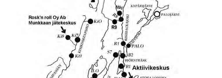 3 vänne 1) sekä Palojärveä (Palojärvi, Palosaari 3). Yhteistarkkailuun sisältyvä näytteenotto on pyritty sovittamaan järkevästi Uudenmaan ympäristökeskuksen näytteenoton kanssa.