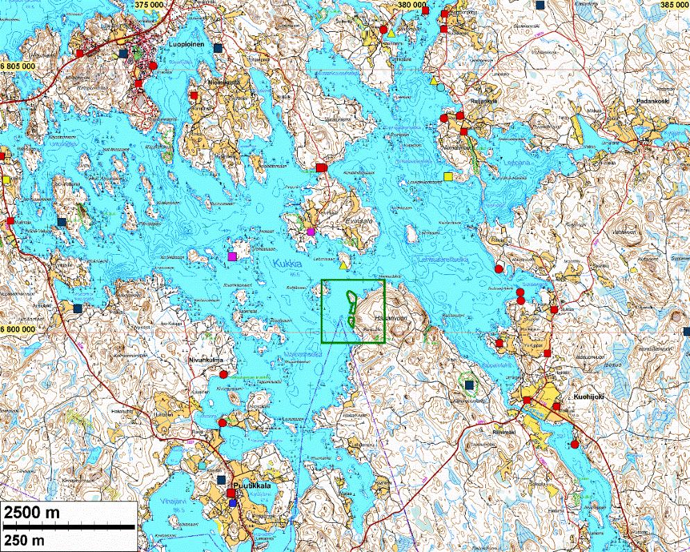 2 Sisältö Perustiedot... 2 Yleiskartat... 3 Vanhoja karttoja... 4 Inventointi... 5 Maastohavainnot... 6 Lähteet... 8 Kuvia... 8 Kansikuva: Eteläisemmän inventointialueen eteläosaa. Luoteeseen.