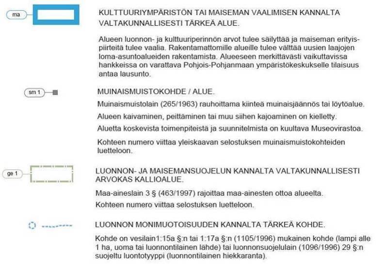PORONTIMAN RANTA-ASEMAKAAVA 20 Kuva 21 Ote Rukan osayleiskaavasta ja kaava-aluetta tai